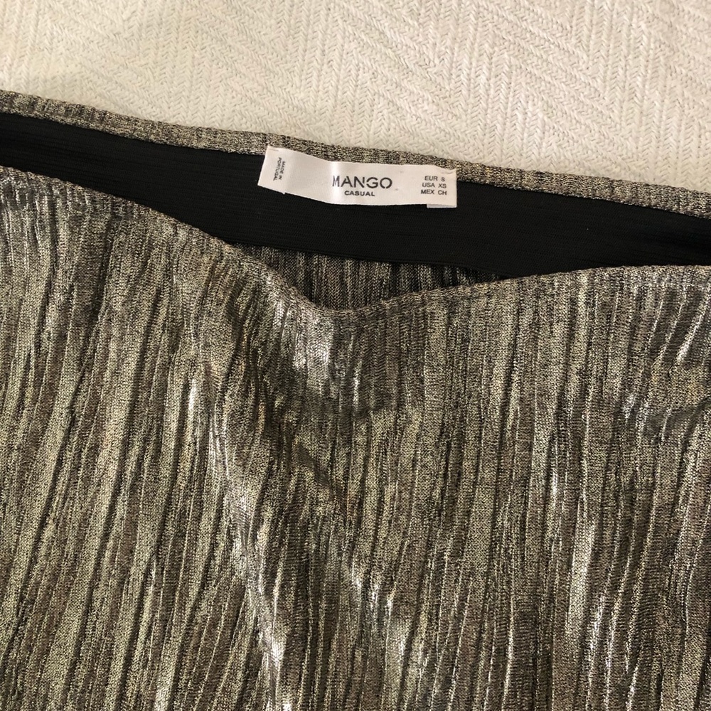 Mango Metallic Skirt - Picture 5 of 6